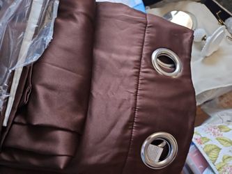 Deep Dark Brown Curtains