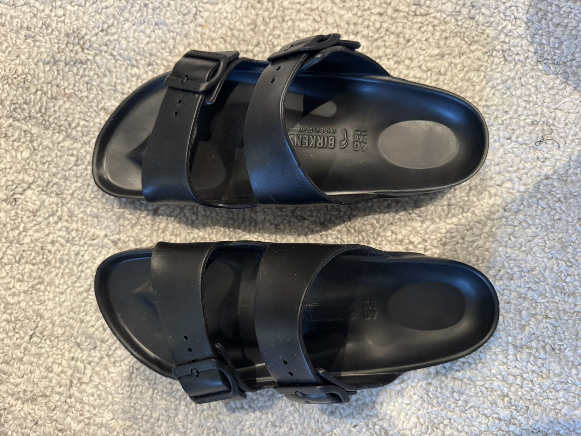 Birkenstock Arizona Essentials EVA - Black Size 40 Medium/Narrow