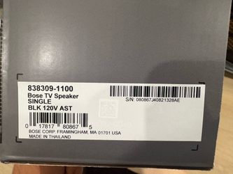 Bose soundbar