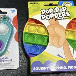 Fidget Poppers/ stress relief/reduced anxiety