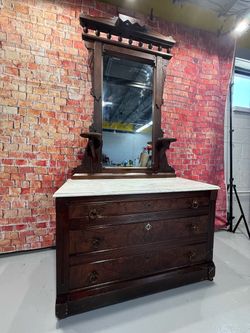 Victorian Marble Top Dresser - Free Delivery