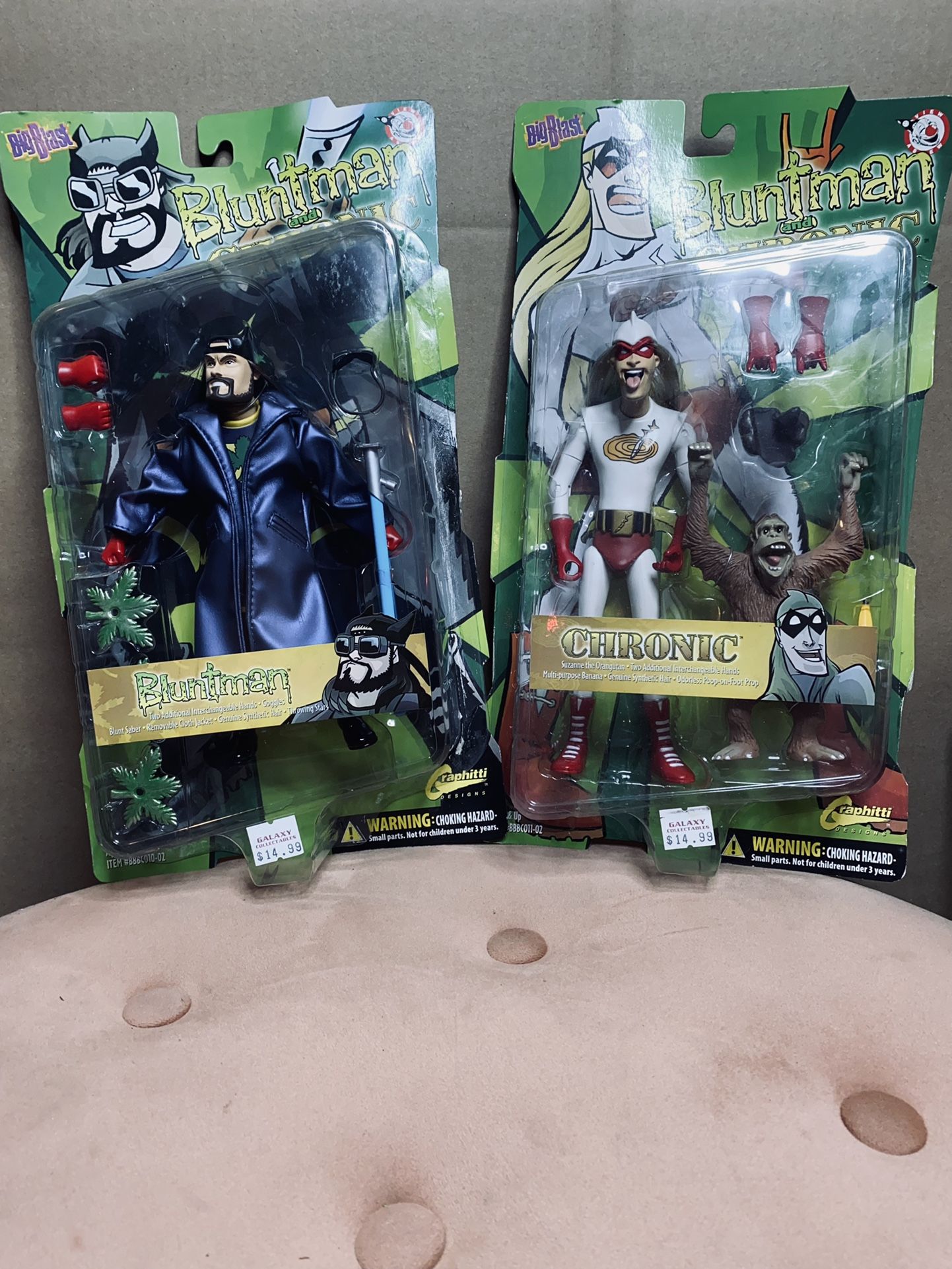 Bluntman and deals chronic action figures