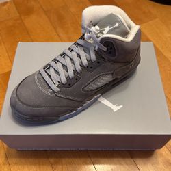 Jordan 5 Retro - Wolf Grey (Size 7 GS)