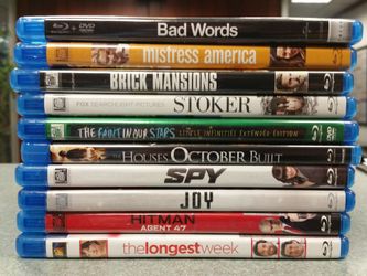 Blu-rays Movie Lot of 10