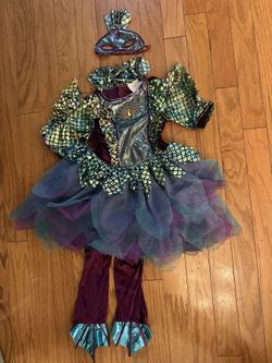 Girl Peacock Costume Size 6-8