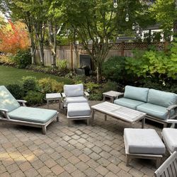 Thos. Baker Teak Outdoor Seating Set