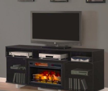 Entertainment Center with Sound and Fireplace