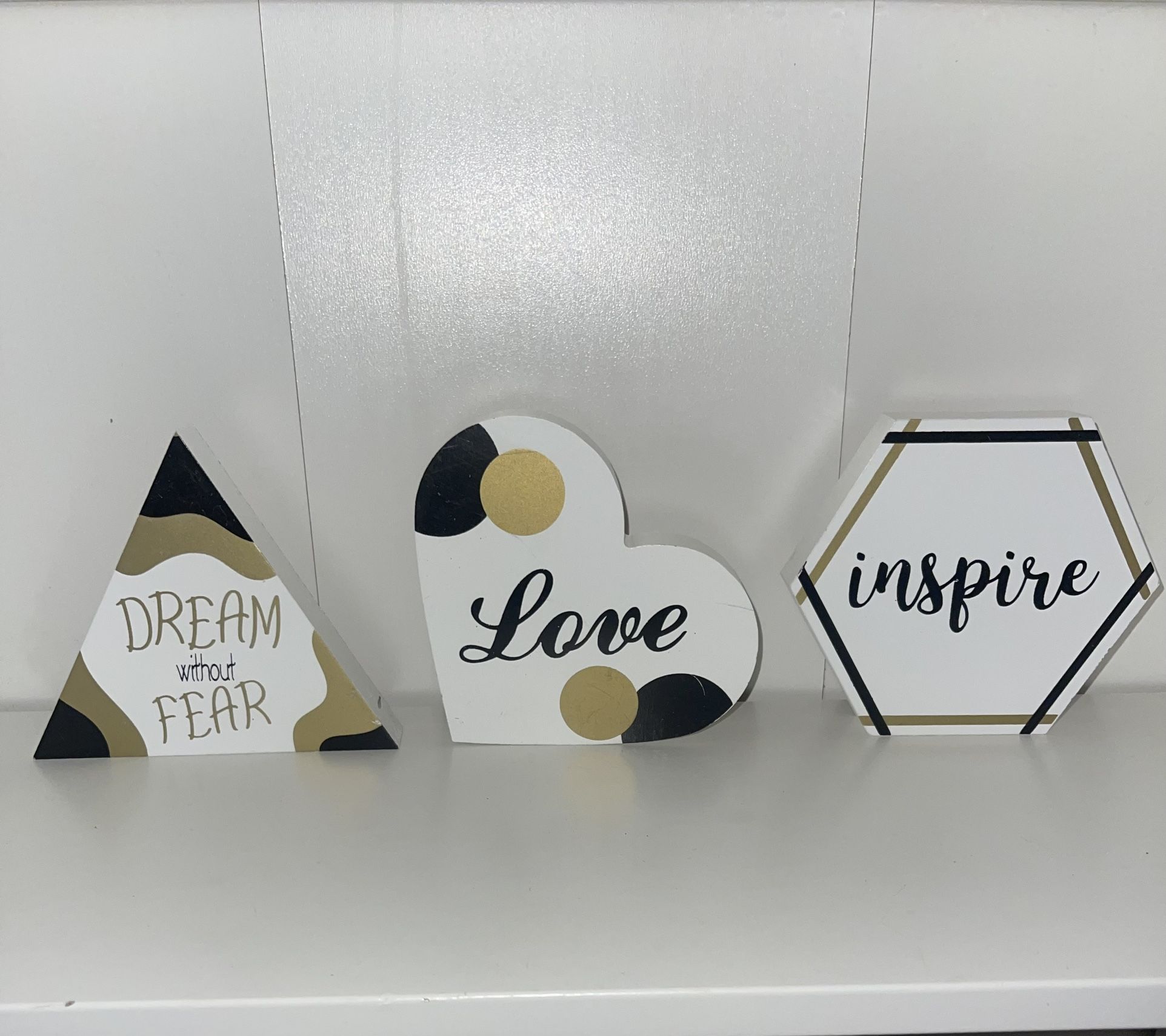 Inspirational "Inspire" “DreamWithout Fear” “Love” Home, Wedding, Birthday Decor