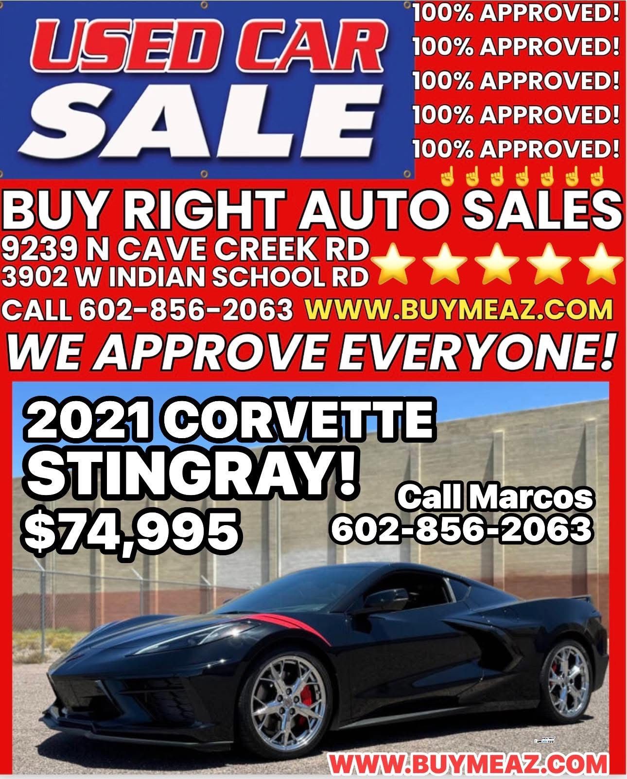 2021 Chevy Corvette Stingray