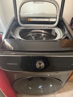 Samsung washer a dryer set Bestoke 3.8 top load 5.8 bottom