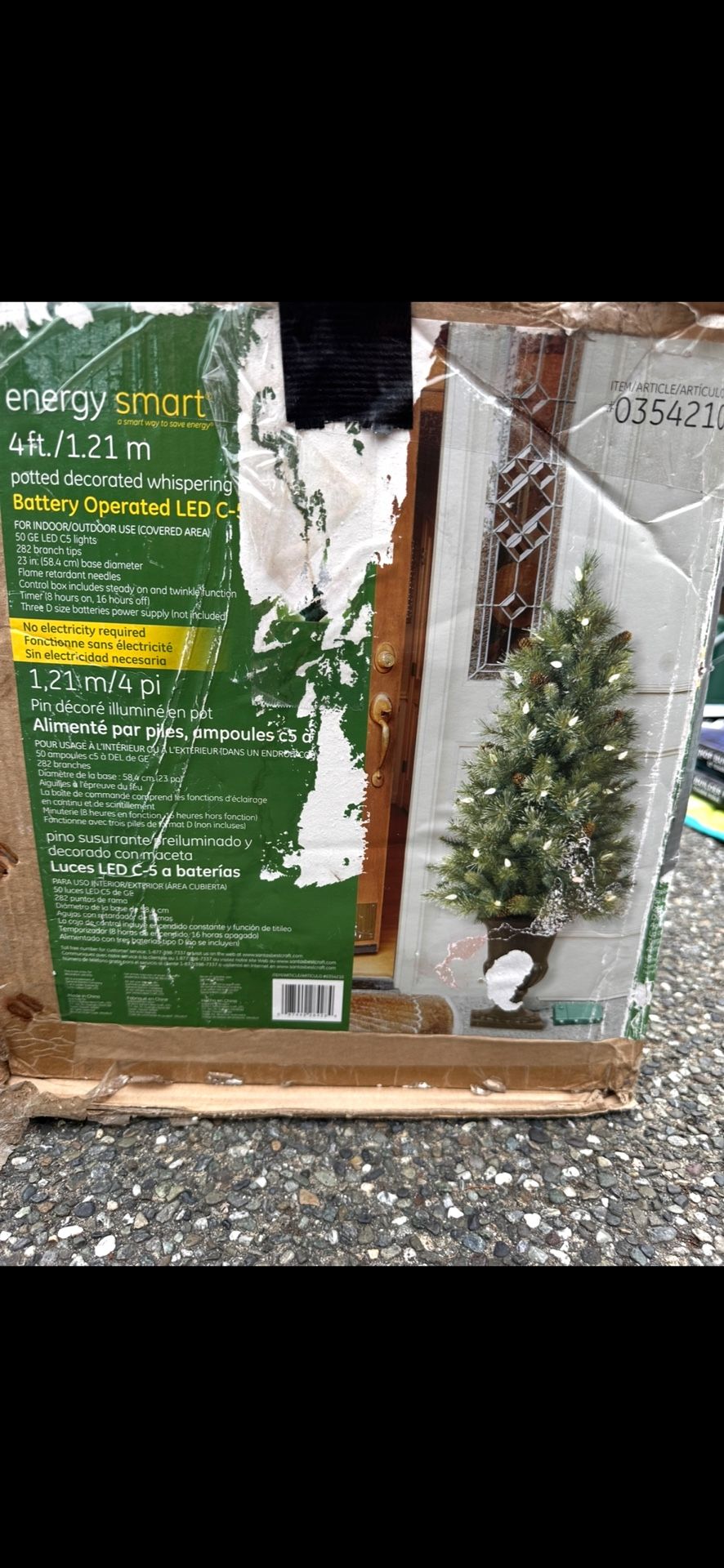 4ft Battery Operated Tree