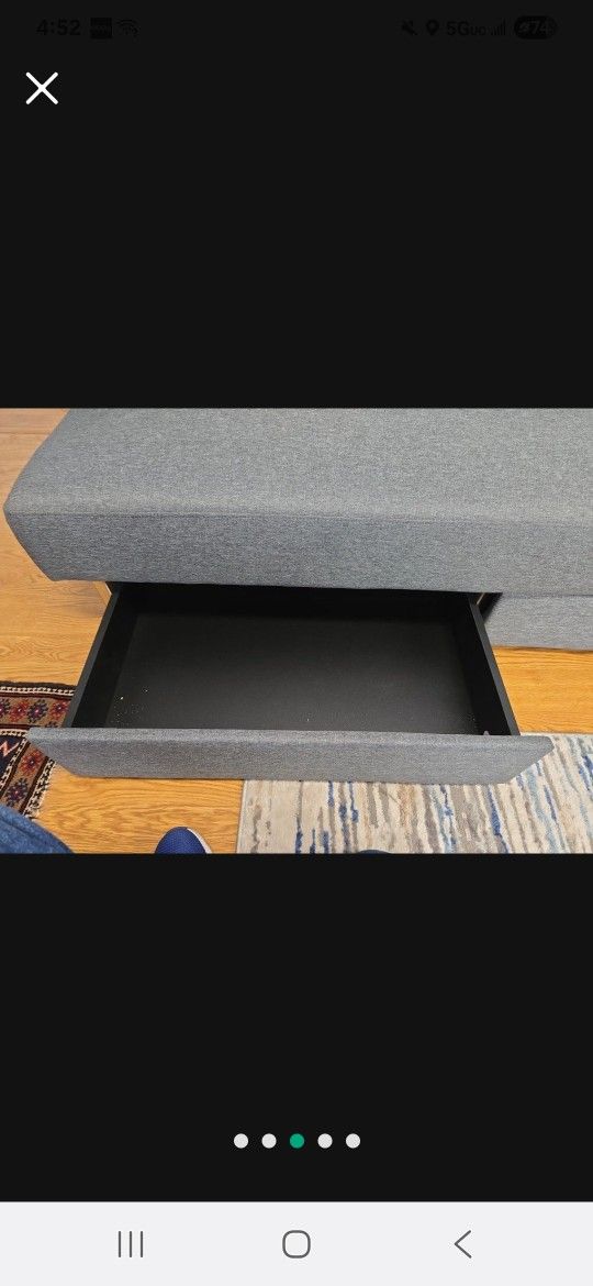 Serta Futon Sleeper With Storage