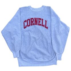 Vintage 80s Champion Cornell Reverse Weave Crewneck Sweater Size XXL