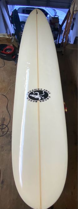 sweet 9’ COCOA BCH SURF CO long surfboard in excellent shape