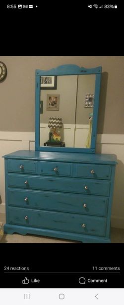  Dresser With Mirror (Restored Antique)