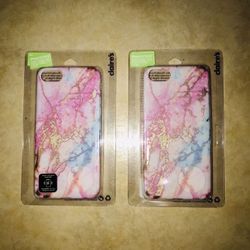 I Phone 6/7/8 SE Pink/ Gold Case💕