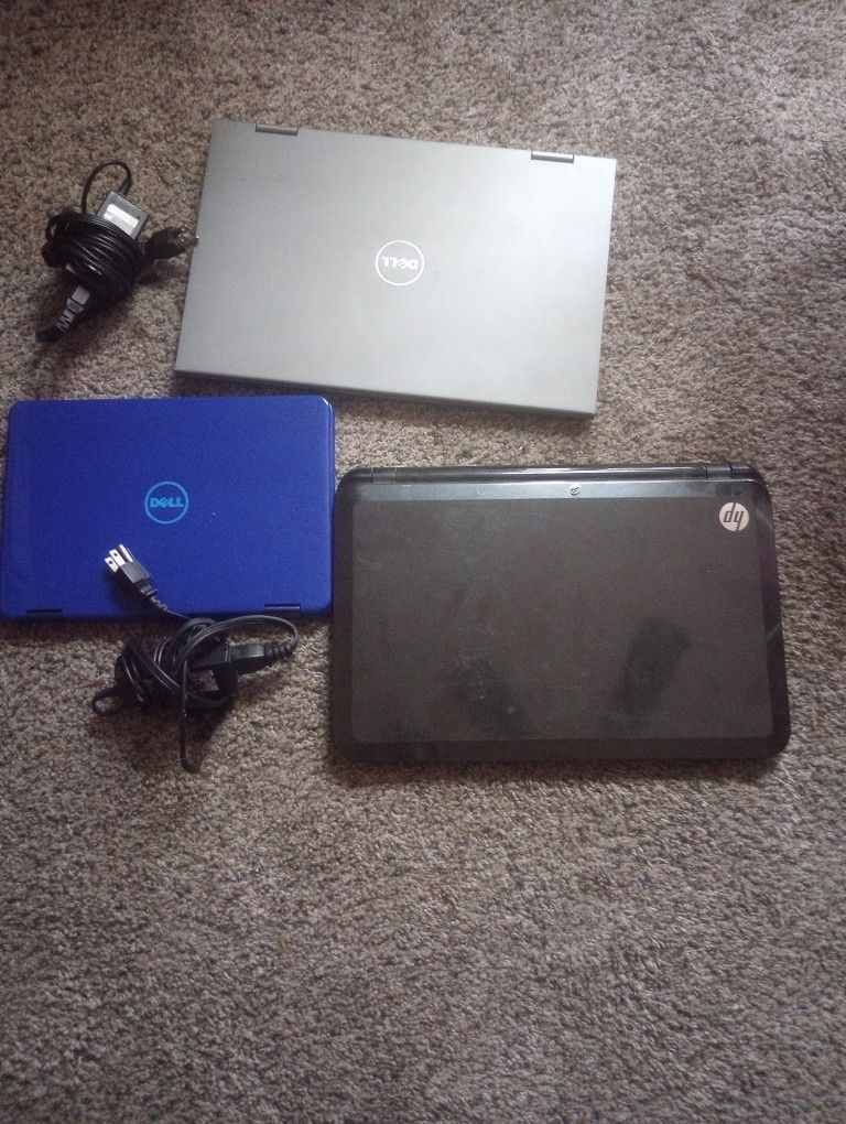 Dell And HP Laptops