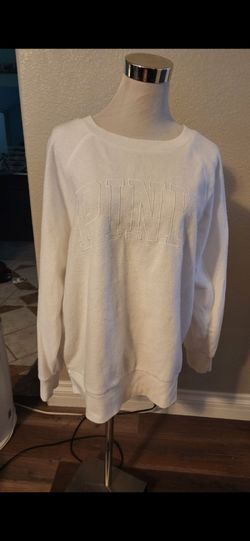 White Pink sweatshirt in size M