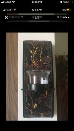 Wall candleholder