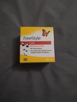 Freestyle Lite 100ct Glucose Testing Strips
