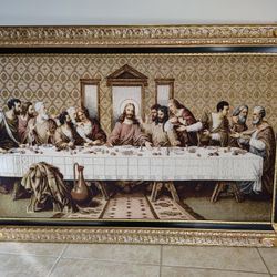 The Last Supper Framed Tapestry