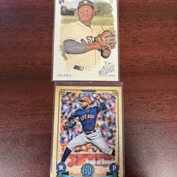 Houston Astros Framber Valdez Rookie Cards