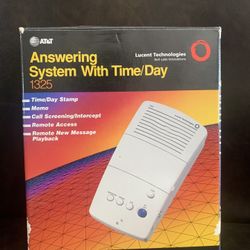 AT&T Answering System Machine With Time Day 1325 Lucent Technologies