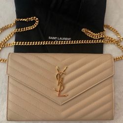 Saint Laurent Wallet On Chain - Large