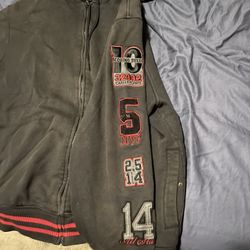Jordan Collections Of His Achievements Jacket Size XL