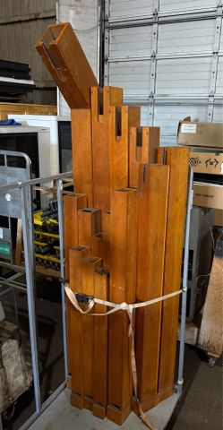 Historic Wooden Organ Pipes