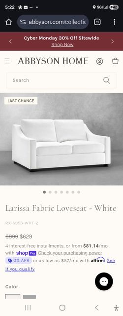 Abbyson Loveseat