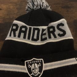 Raiders beanie / Pom beanie