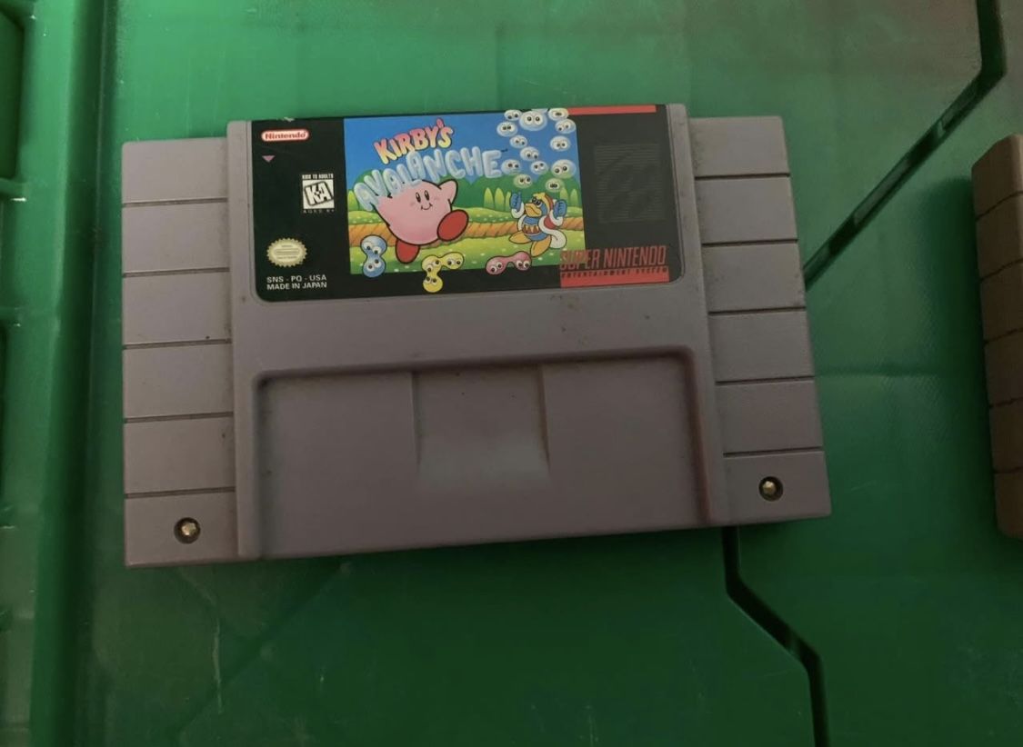 Kirby's Avalanche 1995 Super Nintendo SNES