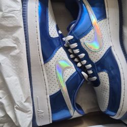 Brand NEW holographic Royal Blue Air Force One