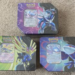 Pokémon TCG Azure Legends Tin - Set of 3 - Factory Sealed - New