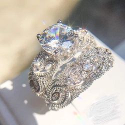 Engagement, wedding, party ring. Size 8. Brand new