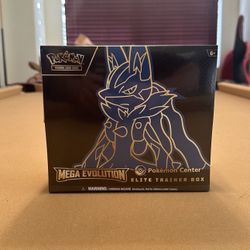 Mega Evolution Pokémon Center Elite Trainer Box Mega Lucario ETB (New)