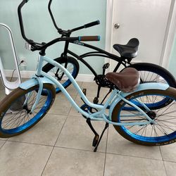 3G Bikes Neptune Beach Cruiser Pair