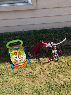 Tricycle and walker toy