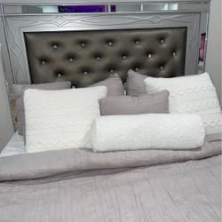 Queen Size Bedframe + mattress + Boxspring