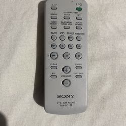 Sony RM-SC1 System Audio remote control for Mini Hi-Fi systems