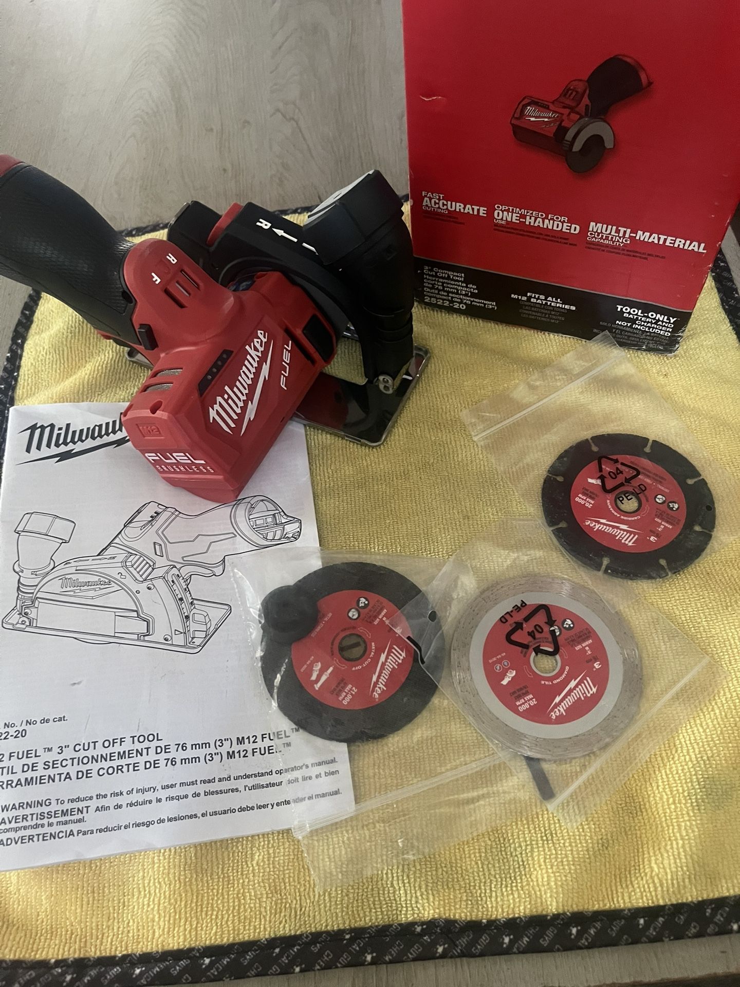 Milwaukee M12 Fuel 3” Cut-off Tool (tool Only)