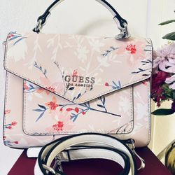 Guess Floral Shoulder Bag 