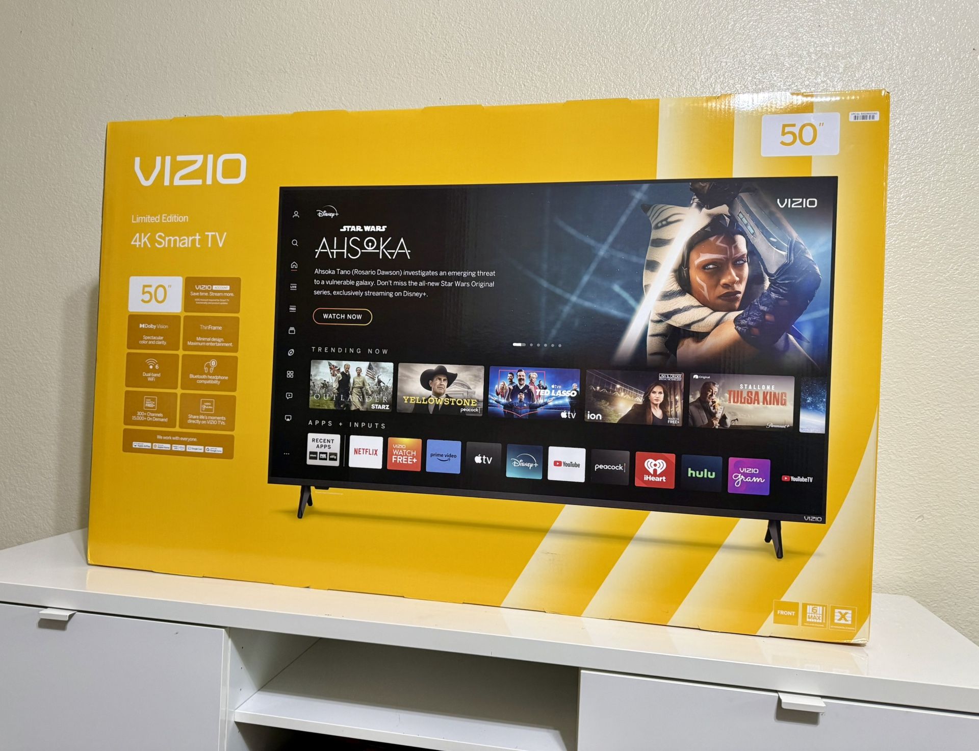 Brand New with box Vizio Smart TV 4k UHD 50”