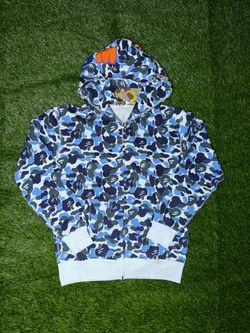 Blue Bape Zip Up