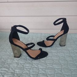 Call it spring black high heels womens size 8