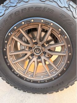 BFG KO2s Fuel rebel wheels