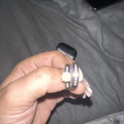 Engagement and wedding ring