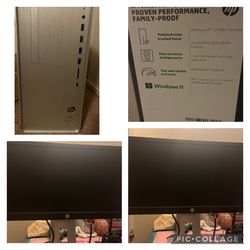Brand New  Family Pc Comes With Two Monitors