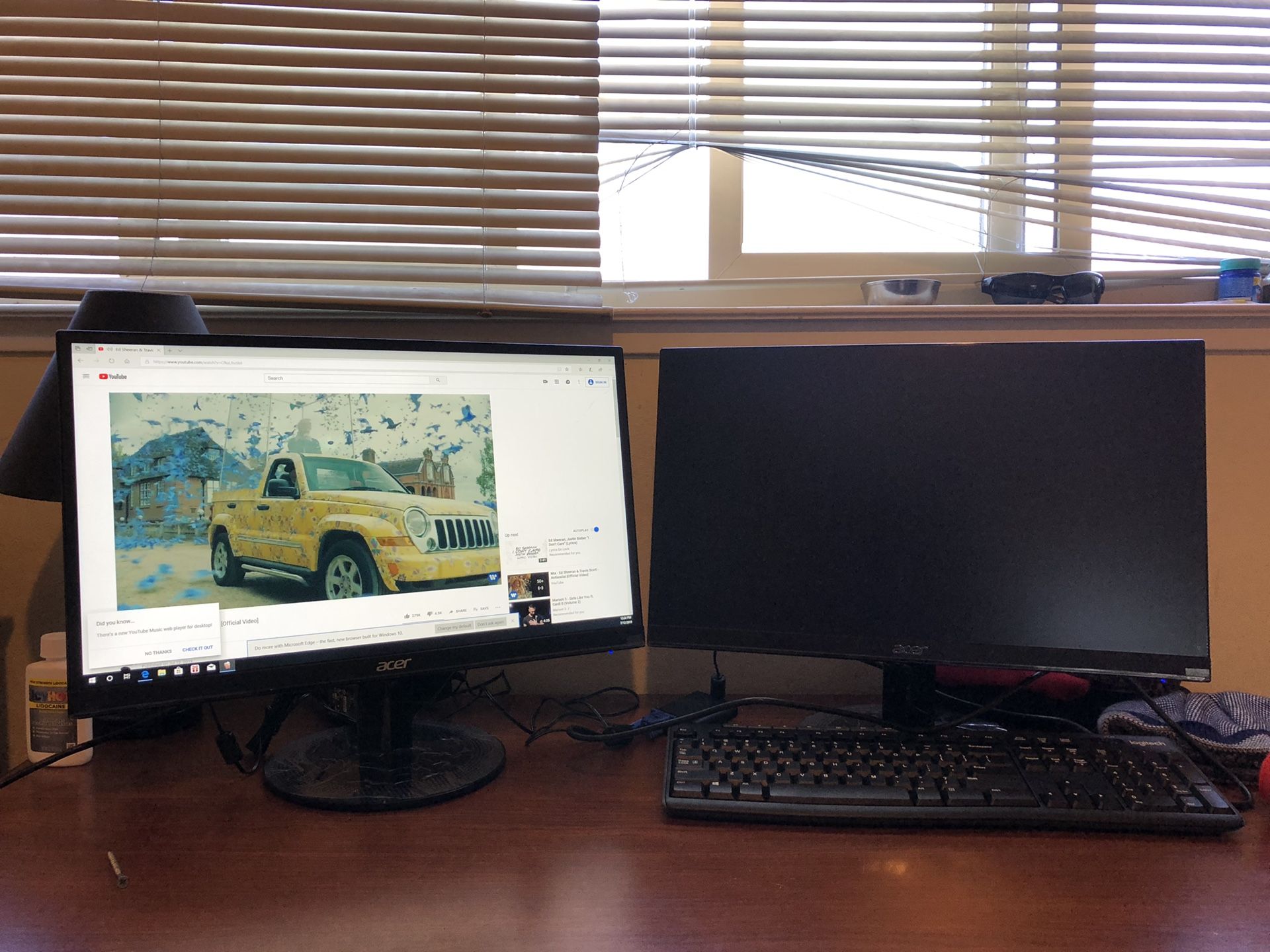 Acer Dual monitor